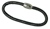 Bild von Kaschmirleder Armband schwarz 5mm / 19cm oder 21cm