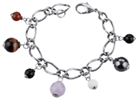 Bild von Bettelarmband mit Steinen