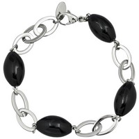 Bild von Armband Edelstahl mit Onyx