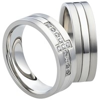 Bild von Ring Edelstahl ohne Stein Gr. 56-70