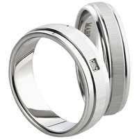 Bild von Ring Edelstahl ohne Stein Gr. 54-70