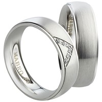 Bild von Ring Edelstahl ohne Stein Gr. 54-74