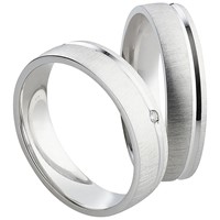 Bild von Ring Silber 925/- rhodiniert Gr. 54-70
