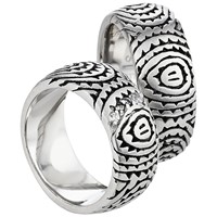 Bild von Ring Edelstahl ohne Stein Gr. 54-74