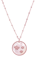 Bild von Collier Edelstahl PVD rosé 80cm mit Anhänger