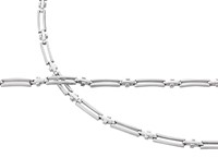 Bild von 925/- rhodiniert Collier 45cm
