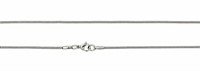 Bild von Schlangenkette Silber 925/- rhodiniert 36-80cm lang 1,0 oder 1,5mm stark  