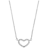 Bild von 925/- Collier 45cm Herz