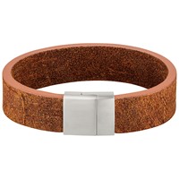 Bild von Lederschmuckband braun 21cm