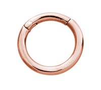 Bild von Anhänger Ring Edelstahl PVD rosé 13mm 1 VPE = 2 St.