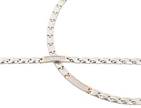 Bild von Edelstahl Armband 19cm PVD Rosé
