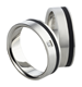Bild von Ring Titan mit Zirkonia Gr. 50-62 