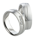 Bild von Ring Titan mit Zirkonia Gr. 50-62 