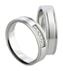 Bild von Ring Titan mit Zirkonia Gr. 50-62 