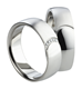 Bild von Ring Titan mit Zirkonia Gr. 50-62 