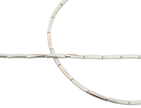 Bild von TITAN Collier 3,8mm 45cm / TITAN Armband 3,8mm 19cm bicolour rosé