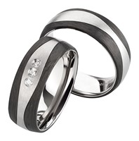 Bild von Ring Titan-Carbon Gr. 54-70