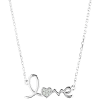 Bild von 925/- Collier 45cm Love