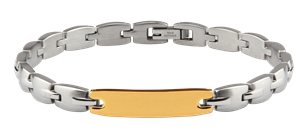 Bild von Edelstahl ID Armband 21cm / 3 Modelle  