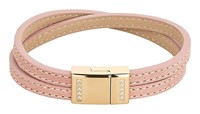 Bild von Lederarmband 19cm rosé