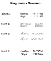 Bild von Lasergravur: Ringgravur, Bildgravur, Schildbandgravur, Siegelringgravur (nur ausen)