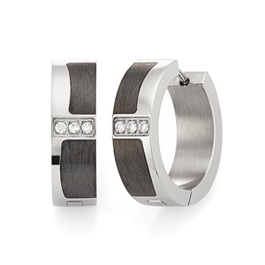 Bild von Creole Titan Carbon 6mm breit, 15mm Durchmesser