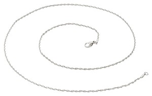 Bild von Singapurkette Silber 925/- rhodiniert 2,60x0,7mm 36-80cm lang 