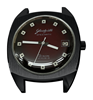 Bild von Uhrgehäuse Edelstahl PVD-schwarz  auch passend für Bison - mit dem Schliff