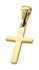 Bild von 925-/ Anhänger rhod. Kreuz vergoldet 