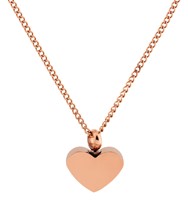 Bild von Edelstahl Collier 45cm Herz aufschraubbar