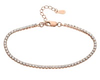 Bild von 925/- Armband 19cm CZ Rosé Plattiert