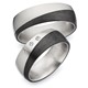 Bild von Ring Titan-Carbon mit Zirkonia Gr. 50-62 