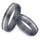 Bild von Ring Tantal-Silber mit Diamant 0,030 CT W/Si  Gr. 50-62