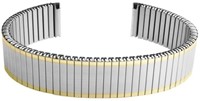 Bild von Zugband Edelstahl 12-22mm bicolour gold