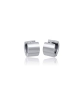 Bild von Creolen Edelstahl 8mm 10mm (extra breit) glänzend oder matt 