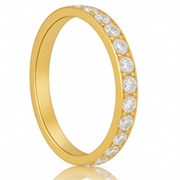 Bild von Damenring mit 30 Zirkonia Gr. 50-62