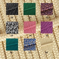 Bild von Segeltauarmbänder - 48 verschiedene Farben - 8 Verschlüsse - 4 Größen - 2 Stärken 
