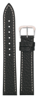 Bild von Camelleder flach und genäht 18-22mm schwarz