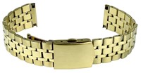 Bild von Metallband Edelstahl 18mm 20mm PVD gold