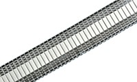Bild von Zugband Edelstahl 22/17mm extra flach mit Teleskopanstoß