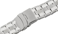Bild von Metallband Edelstahl massiv 22mm 24mm