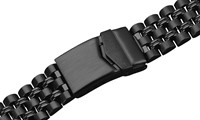 Bild von Metallband Edelstahl 20mm Edelstahl oder PVD schwarz