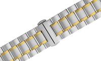 Bild von Metallband Edelstahl massiv 16mm 18mm 22mm 24mm verschiedene Farben