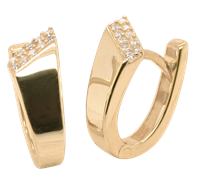 Bild von 925/- Creolen rhodiniert