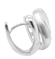 Bild von 925/- Creolen rhodiniert