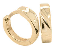 Bild von 925/- Creolen rhodiniert