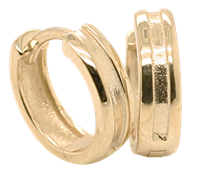 Bild von 925/- Creolen rhodiniert