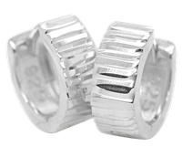 Bild von 925/- Creolen rhodiniert