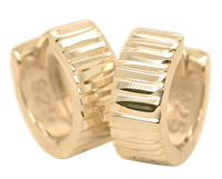 Bild von 925/- Creolen rhodiniert