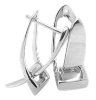 Bild von 925/- Creolen rhodiniert